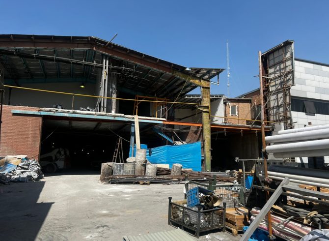 وضع موجود ساختمان جدید شرکت آذین تنه